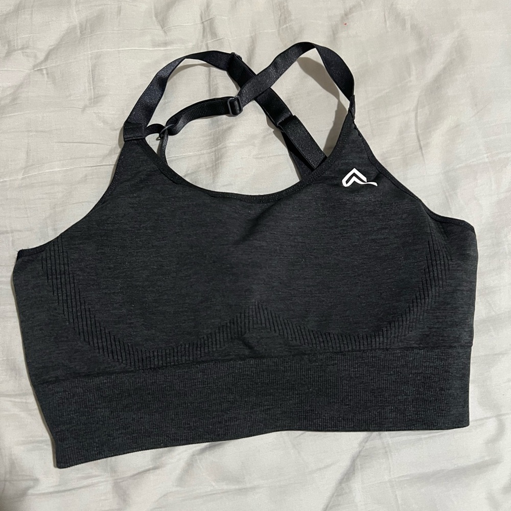Oner active black sport bra